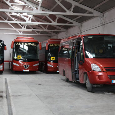 Fotografía de los autobuses de Autodival